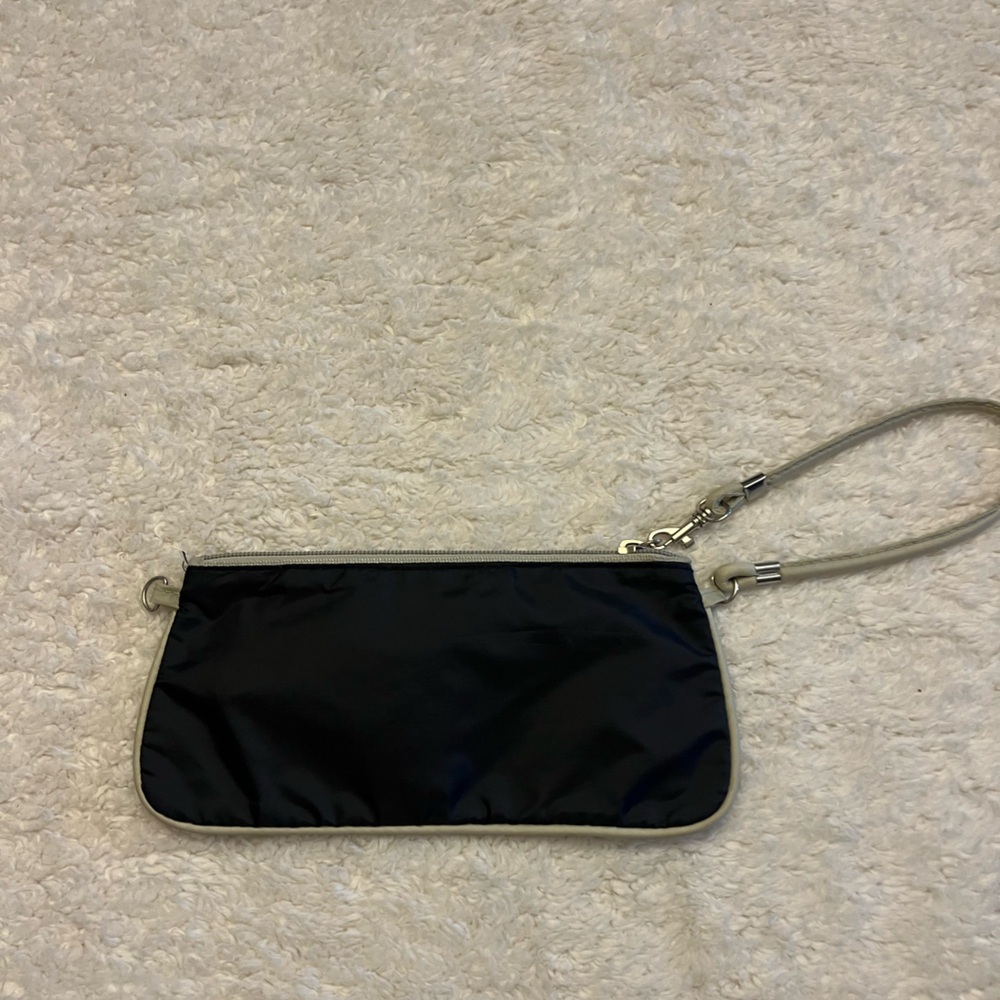 Black & White Wristlet Wallet